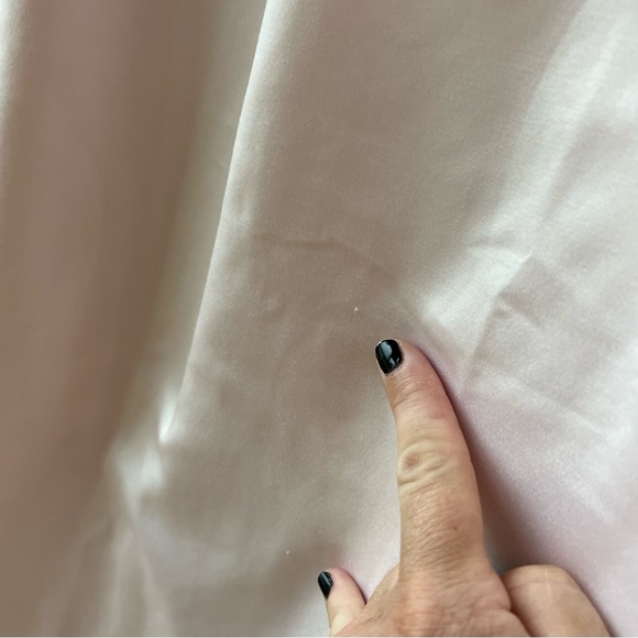 Miss Elaine Petites Nightgown Size PS Pink Embroidered Floral Full Length *READ - Picture 6 of 13